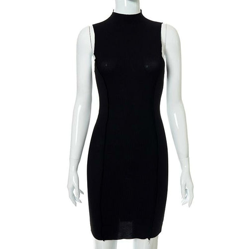 Load image into Gallery viewer, Ribbed Sleeveless Bodycon Summer Dresses For Women

